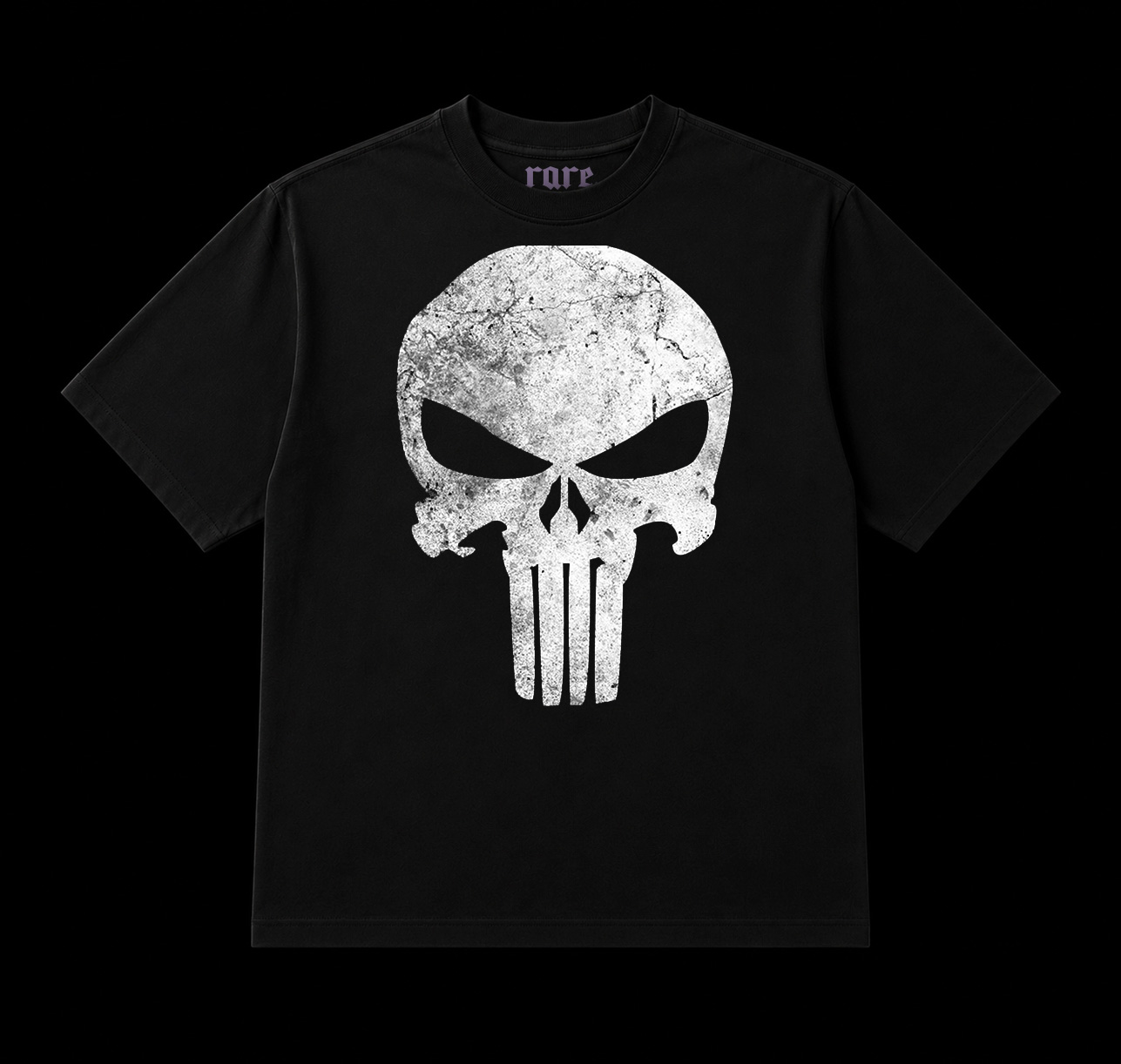 RARE---camiseta-punisher-oversize-black-front