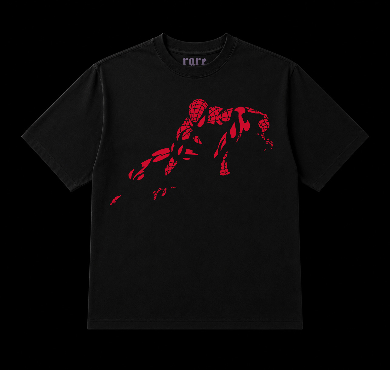 RARE---camiseta-spidey-oversize-black-front